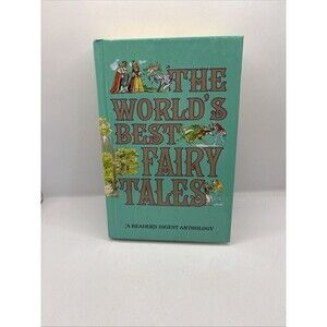 The World's Best Fairy Tales Hardcover Book, A Readers Digest Anthology 1991 VTG